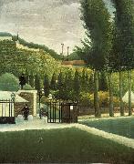 Henri Rousseau The Customs Post France oil painting artist